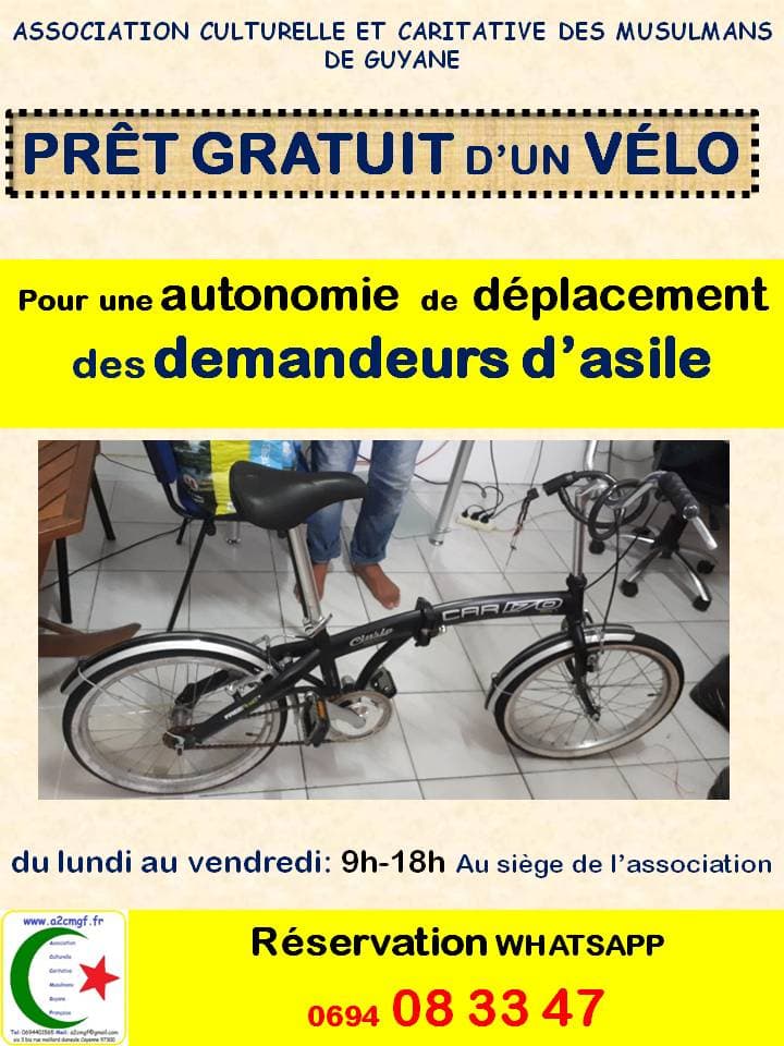Prêt Vélo demandeurs d’asile